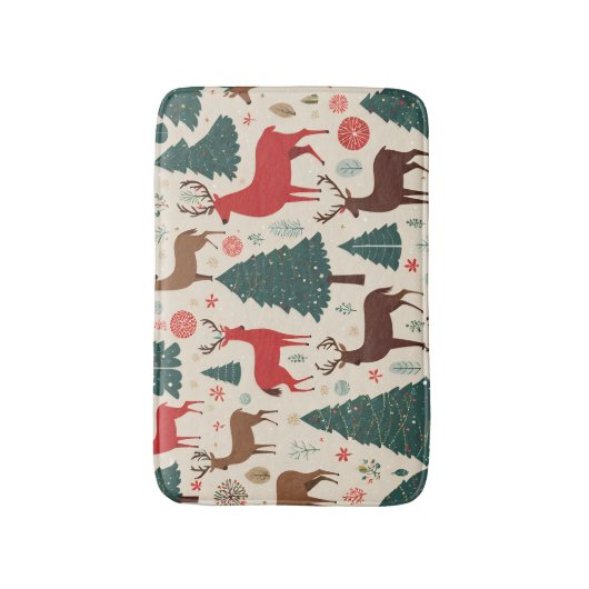 Weihnachten Badematte (Vorderseite Vertikal)