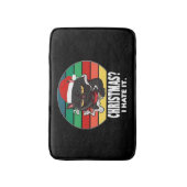 Weihnachten Badematte (Vorderseite Vertikal)