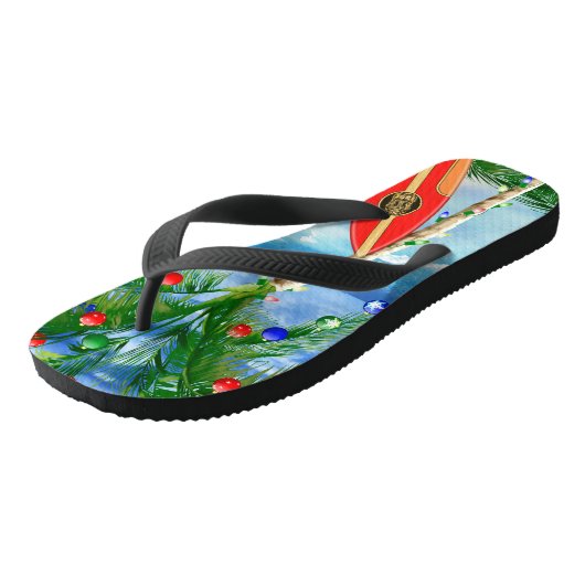 Weihnachten Badesandalen (Schrägansicht)