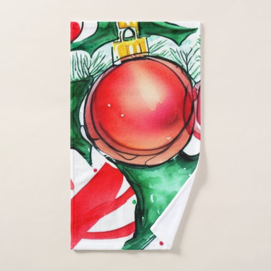 Weihnachten Badhandtuch Set (Handtuch)