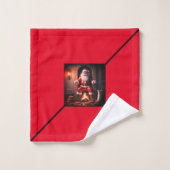 Weihnachten Badhandtuch Set (Waschlappen)