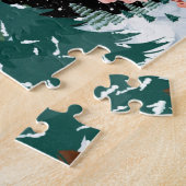 Weihnachten Ballerinas in Schnee Puzzle (Seite)