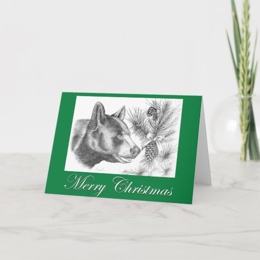 Weihnachten-Bär-Frohe Weihnachten (Vorderseite)