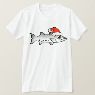 Weihnachten Barracuda Santa T-Shirt