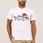 Weihnachten Barracuda Santa T-Shirt (Vorderseite)