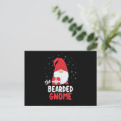 Weihnachten Bartu Niedlich Gnome Postkarte (Stehend Vorderseite)