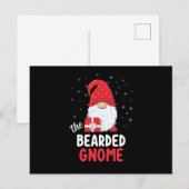 Weihnachten Bartu Niedlich Gnome Postkarte (Vorne/Hinten)