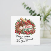 Weihnachten Baseball (Stehend Vorderseite)