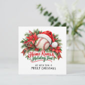 Weihnachten Baseball (Stehend Vorderseite)