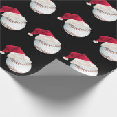 Weihnachten Baseball Funny Weihnachten Weihnachtsf Geschenkpapier (Ecke)
