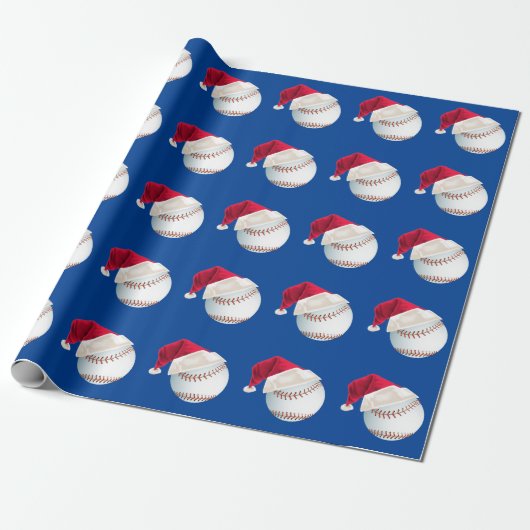 Weihnachten Baseball Funny Weihnachten Weihnachtsf Geschenkpapier (Ungerollt)