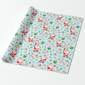 Weihnachten Baseball Geschenkpapier (Ungerollt)