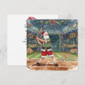 Weihnachten Baseball mit dem Weihnachtsmann (Vorne/Hinten)