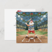 Weihnachten Baseball mit dem Weihnachtsmann (Vorne/Hinten)