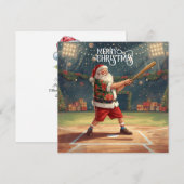 Weihnachten Baseball mit dem Weihnachtsmann (Vorne/Hinten)