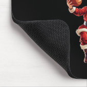 Weihnachten Basketball Santa 2 Mousepad (Ecke)