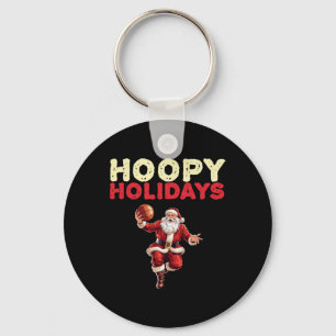 Weihnachten Basketball Santa 2 Schlüsselanhänger