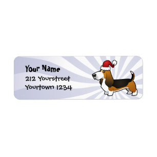 Weihnachten Basset Hound