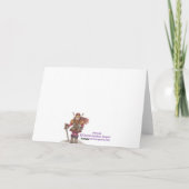 Weihnachten ~ Baum des Lebens Grußkarten (Rückseite)