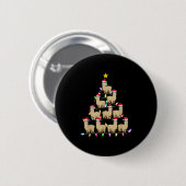 Weihnachten Baum Lichter Männer Frauen Weihnachten Button (Vorne & Hinten)