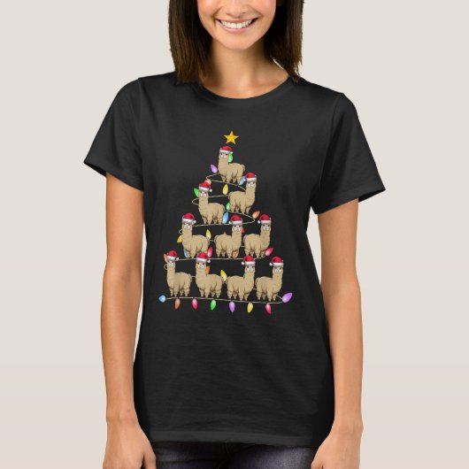 Weihnachten Baum Lichter Männer Frauen Weihnachten T-Shirt (Vorderseite)