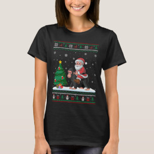 Weihnachten Baum Lichter Weihnachten Weihnachtsfei T-Shirt