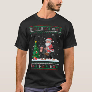 Weihnachten Baum Lichter Weihnachten Weihnachtsfei T-Shirt