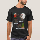 Weihnachten Baum Lights Funny Santa Riding Great D T-Shirt (Vorderseite)