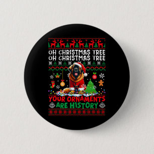 Weihnachten Baum Ornamente sind Geschichte Sweater Button