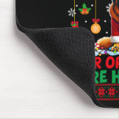 Weihnachten Baum Ornamente sind Geschichte Sweater Mousepad (Ecke)