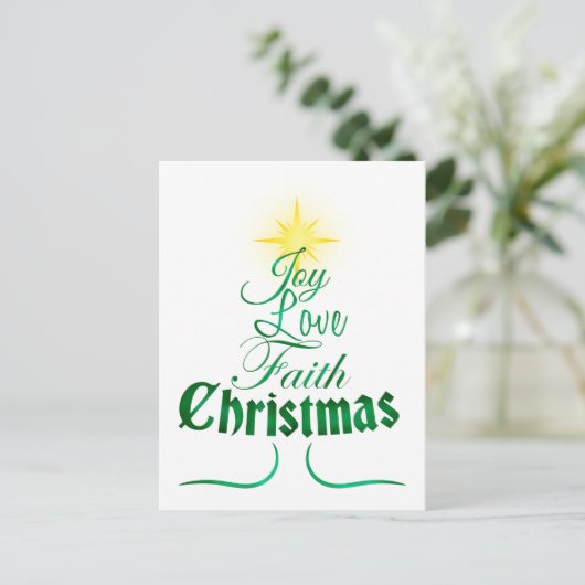 Weihnachten Baum Word Art (Stehend Vorderseite)