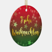 Weihnachten Baumanhänger Keramik Frohe Weihnachten Ornament (Rechts)