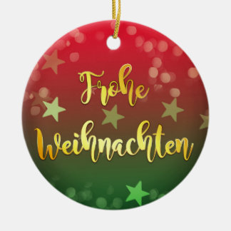 Weihnachten Baumanhänger Keramik Frohe Weihnachten Ornament