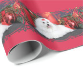 Weihnachten - Baumwolle de Tulear - Sophie Geschenkpapier (Rolleneckpunkt)