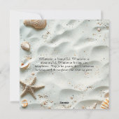 Weihnachten Beach Seas & Grüße (Rückseite)