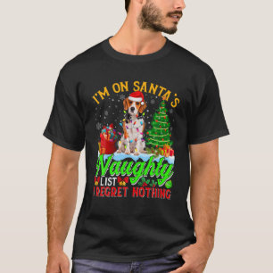 Weihnachten Beagle Hund auf der unheimlich lustige T-Shirt