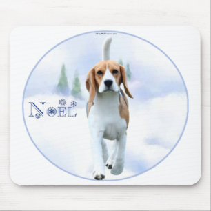 Weihnachten Beagle Mousepad