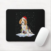 Weihnachten Beagle Weihnachten Schneefake Mama X-m Mousepad (Mit Mouse)