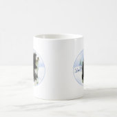 Weihnachten Bearded Collie Kaffeetasse (Mittel)