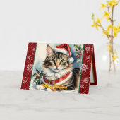 Weihnachten Beautiful Holiday Modern Collection Karte (Gelbe Blume)