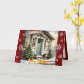 Weihnachten Beautiful Holiday Trendy Collection Karte (Gelbe Blume)