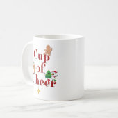 Weihnachten, Becher der Freude Kaffeetasse (Vorderseite Links)