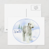 Weihnachten Bedlington Terrier (Vorne/Hinten)
