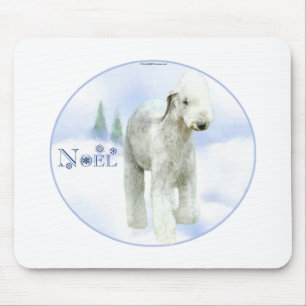 Weihnachten Bedlington Terrier Mousepad