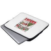 Weihnachten Beginnt Christus Weihnachtsmann Baum S Laptopschutzhülle (Vorne Knopf)