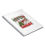 Weihnachten Beginnt Christus Weihnachtsmann Baum S Notizblock (Rechte Seite)