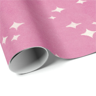 Weihnachten beginnt in Hottpink Geschenkpapier