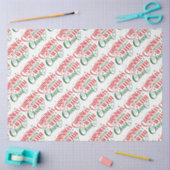 Weihnachten beginnt mit Christi Typografie Seidenpapier (Basteln)