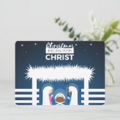 Weihnachten beginnt mit Christus (Stehend Vorderseite)