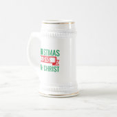 weihnachten beginnt mit christus-15523 bierglas (Vorderseite Links)